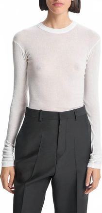 Bite Studios Long-Sleeve Thin Jersey T-Shirt In White