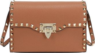 Tiffany & Fred Studded Leather Crossbody Flap Bag