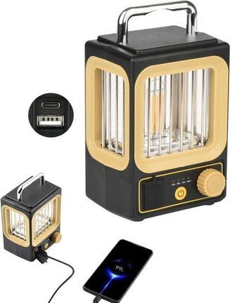 OEM Linterna De Camping Kzq 2 A Pilas Con Sensor Infrarrojo - L&aacute;mpara Decorativa Para Exteriores, Jard&iacute;n Y Camping - L&aacute;mpara Solar Port&aacute;til Amarilla