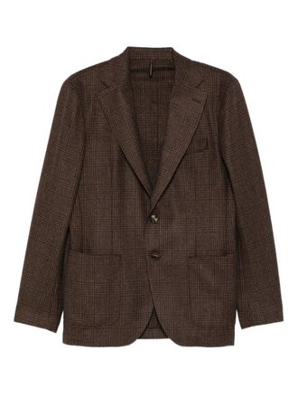 Dell'Oglio single-breasted blazer - men - Fabric - 48 - Brown