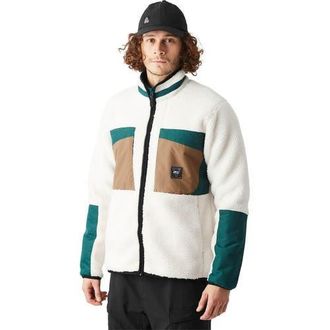 Picture Pmbton Zip Fleece - Mens in Tofu Deep Water at Nordstrom, Size X-Large