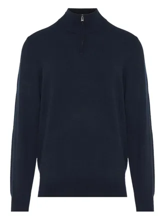 BOSS zip-up sweater - Blue