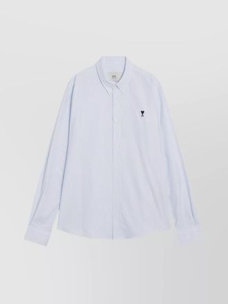 Ami striped cotton shirt