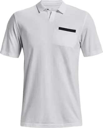 Under Armour Vanish Snap Polo Shirt White 1373690-100