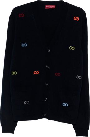 Gucci Long Sleeve Cashmere Cardigan