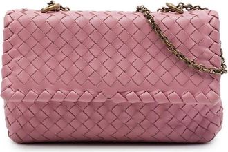 Bottega Veneta Pre-owned Bottega Veneta Small Nappa Intrecciato Olimpia Shoulder Bag Ladies 34G4FO29K4G8A5ND