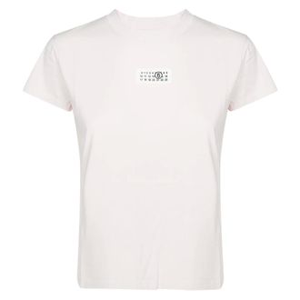 Maison Margiela Tops, Dames, Roze, M, T-Shirt