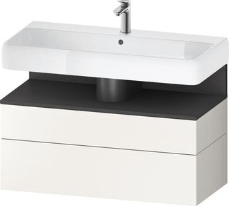 Duravit Duravit - Qatego Mueble Bajo Lavabo, 1 Extra&iacute;ble Y 1 Caj&oacute;n