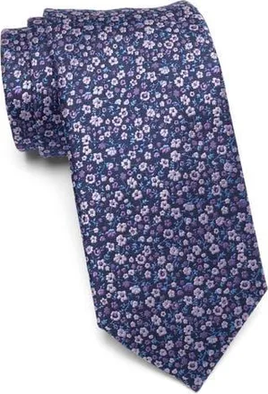 Tommy Hilfiger Amora Floral Tie in Purple at Nordstrom Rack