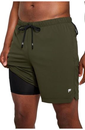 Fabletics Mens The 7 One Short in Dark Olive at Nordstrom, Size Xx-Large
