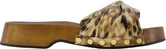 Ganni Tia Fairy Clog - Dames - Sandalen - Veelkleurig - 40 EU - Polyester - Schoenen