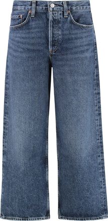 A Gold E Arc Cropped Jeans