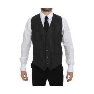 Dolce & Gabbana Heren, Pakken, Zwart, Maat: M Wol