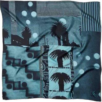 Versace Foulard 90X90 Silk Twill Bio Print