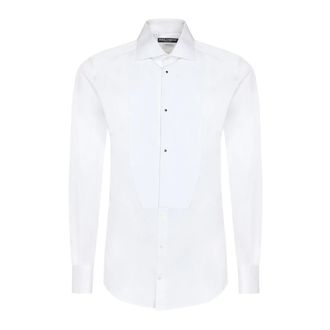 Dolce & Gabbana Heren, Overhemden, Wit, Maat: 3XS Katoen