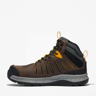 Skechers Mens Timberland Pro Trailwind Composite Toe Work Boots In Brown/yellow