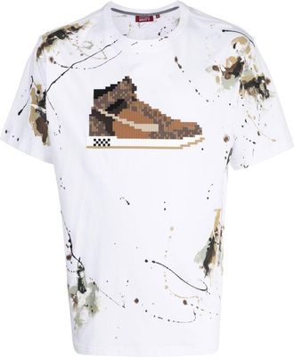 Mostly Heard Rarely Seen Hip Top Louis short-sleeved T-shirt - men - Cotton/Spandex/Elastane - S - White