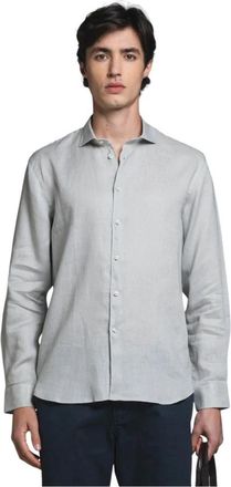 IMPURE Riley Shirt - Heren - Casual Overhemden - Grijs - L - Linnen - Overhemden