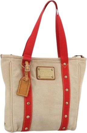Louis Vuitton Pre-owned Tote Bags, female, Beige, Size: ONE SIZE Pre-owned Tote Bag