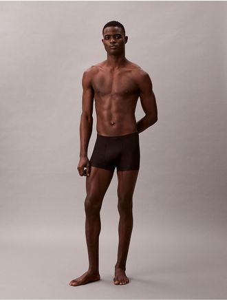 Calvin Klein Mens Invisibles Trunk - Black - XL