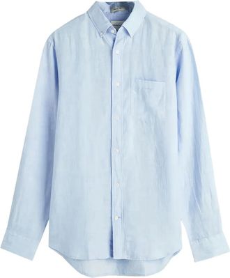 GANT Overhemd met borstzak - Blauw