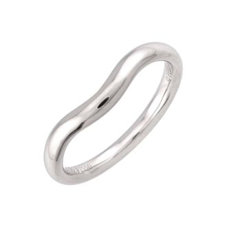 Tiffany & Co. Silver Platinum 950 Band Ring (Pre-Owned)