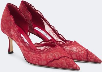 Jimmy Choo London Salones Faiz de encaje