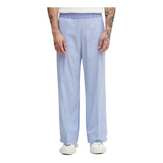Undercover Wijde broek - Heren - Broeken - Blauw - Maat: S Katoen