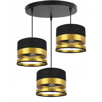 OEM L&aacute;mpara De Techo Moderna Colgante, Pantalla Dorada, Led