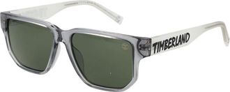 Timberland Rechthoekige Zonnebril - unisex - Zonnebrillen - Grijs - ONE Size - Accessoires
