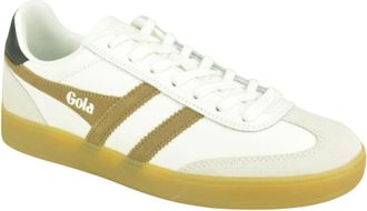 Gola Schoenen, Heren, Wit, 45 EU, Wit + Taupe Sneaker N