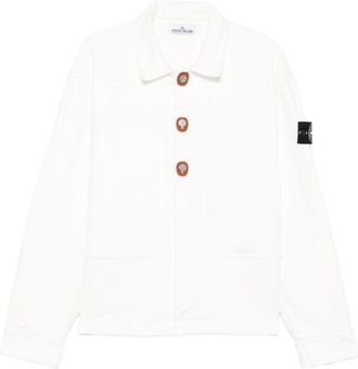 Stone Island Button-Fastening Cotton Jacket - Mens - Cotton