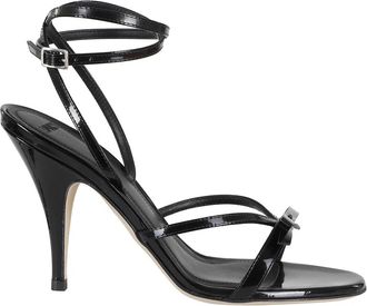 3Juin Sandal Megan 095 Illy - Dames - Sandalen met hakken - Zwart - 38 1/2 EU - Schoenen