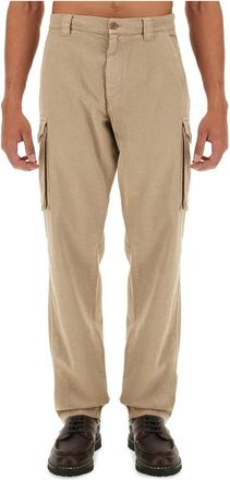 Aspesi Broeken, Heren, Beige, L, Katoen, Field Pant