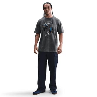 Nike Max90 Court Skate T-Shirt In Anthracite
