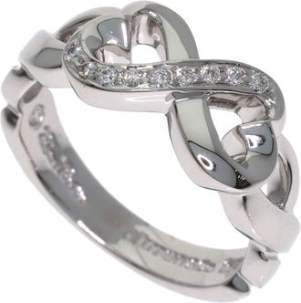 Tiffany & Co. Heart White Gold (18K) Band Ring (Pre-Owned)