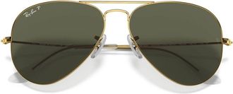 Ray-Ban Aviator Rb 3025 - unisex - Zonnebrillen - Geel - 62 MM - Accessoires