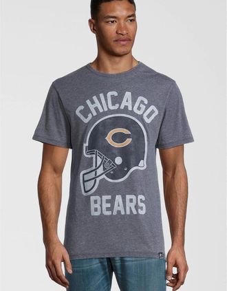 NFL Mens Regular Fit Text Graphic T-Shirt - Grey - Size: 40