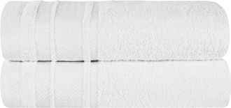 Superior Hays Cotton Solid Absorbent Medium Weight Bath Towels Set