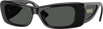 Versace VE4481 GB1/87 Womens Sunglasses Black Size 54