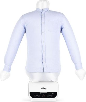 H.Koenig W&euml;asy Iro320 Maniqu&iacute; Secado Autom&aacute;tico Magic Pressing Para Camisas, Plancha A Vapor, 1200w, Hasta 130&ordm;c, Planchado Perfecto, Blanco, Pl&aacute;stico