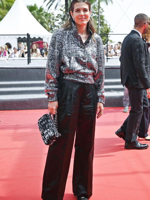 Charlotte Casiraghi auf dem roten Teppich der Cannes Film Festival.