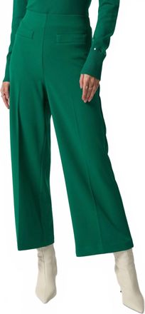 Joseph Ribkoff Cloverfield Wide Leg Pants In Kelly Green