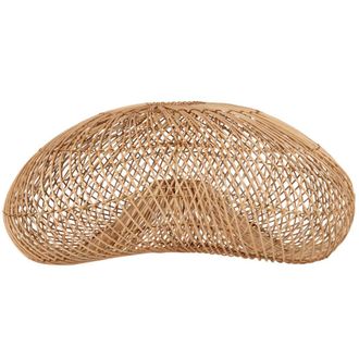 Maisons du monde L&aacute;mpara de techo no electrificada de rejilla de rat&aacute;n