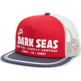 Dark Seas Newport Snapback Baseball Cap in Red/Blue at Nordstrom