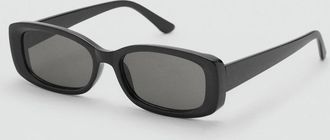 Mango Occhiali da sole montatura rettangolare nero - Donna - Taglia unica - MANGO