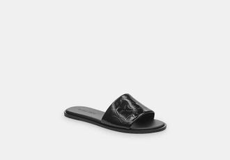 Coach Holly Sandal In Signature Leather