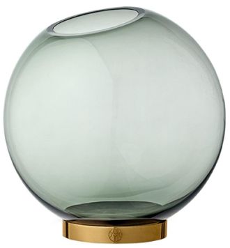AYTM Design Vase Globe - Forest/Gold