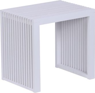 Relaxdays Banco Relaxdays, Bamb&uacute;, Moderno Para Cocina, Vestidor, Pasillo, Ba&ntilde;o Y Dormitorio, Hbt: 43x45x33 Cm, Zapatero, Blanco