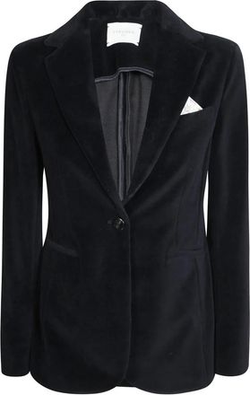 Circolo 1901 Giacca Slim Velluto Liscio - Dames - Blazers - Zwart - XS - Jassen
